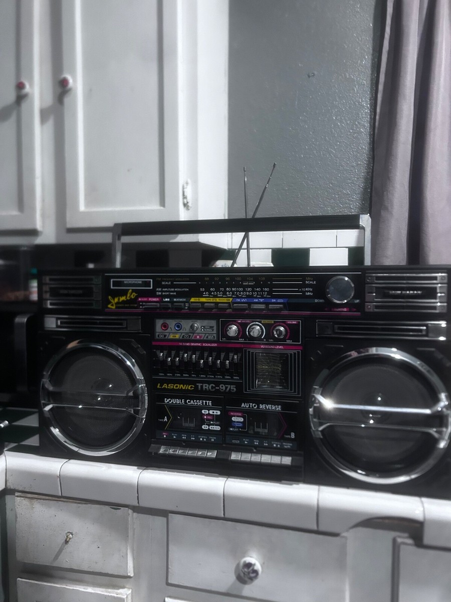 Lasonic TRC-975 Radio Boombox - Black for sale online | eBay