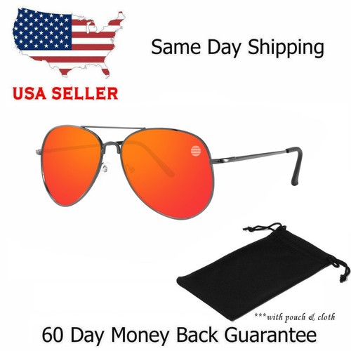 New USA Sunglasses Premium Military Pilot Ultraviolet Mens Polarized Sunglasses - Picture 13 of 51