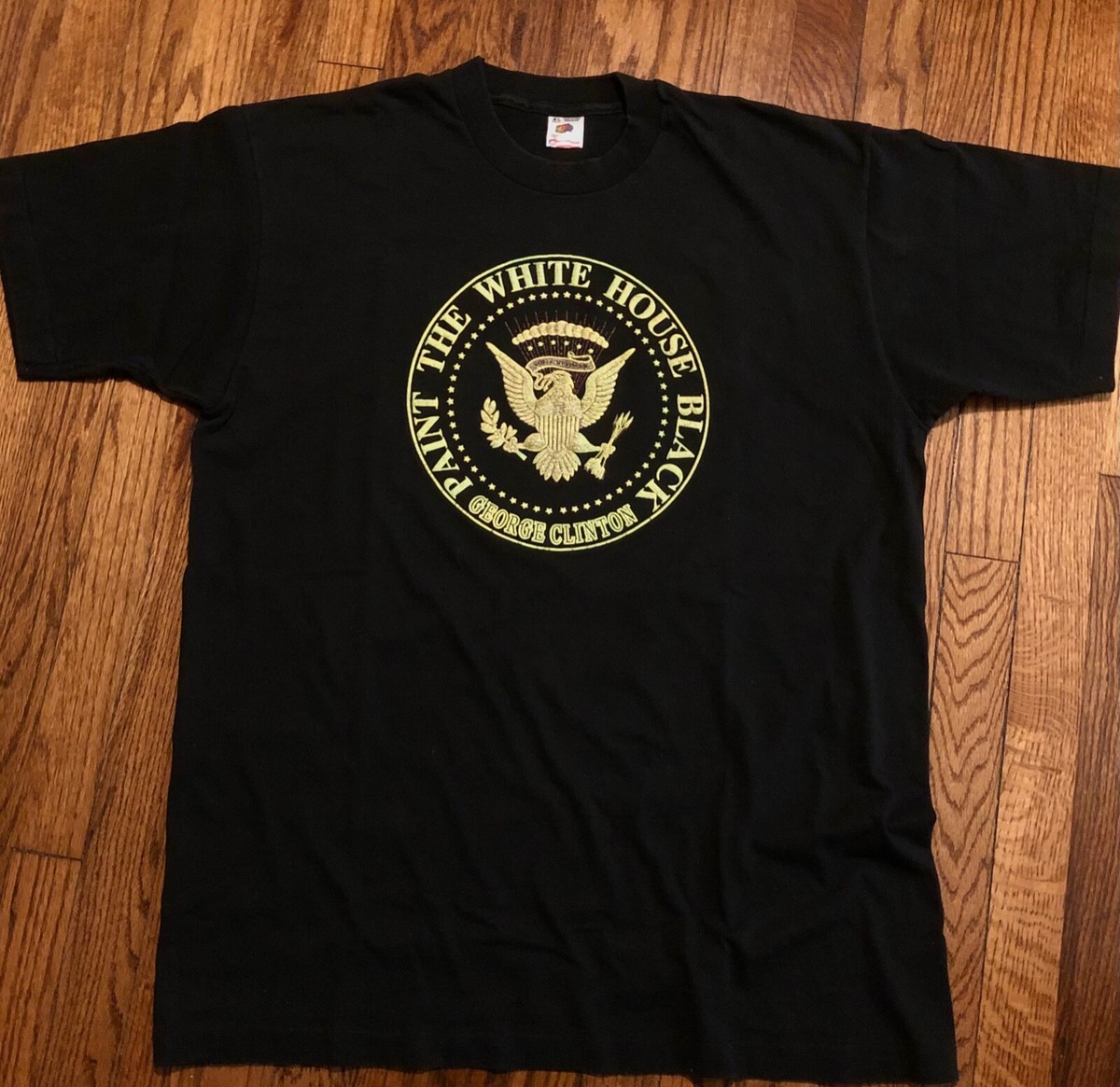 1993 George Clinton Paint the White House black vtg 90s t-shirt