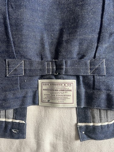 Levi’s LVC Selvedge Jacket S Type 2 Trucker Japan 1879 Pleated Blouse New BNWT - Imagen 7 de 22