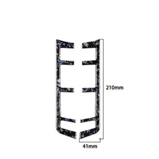 AD Genuine Carbon Fiber Center Console Panel Trim for Porsche Panamera 2010-2016