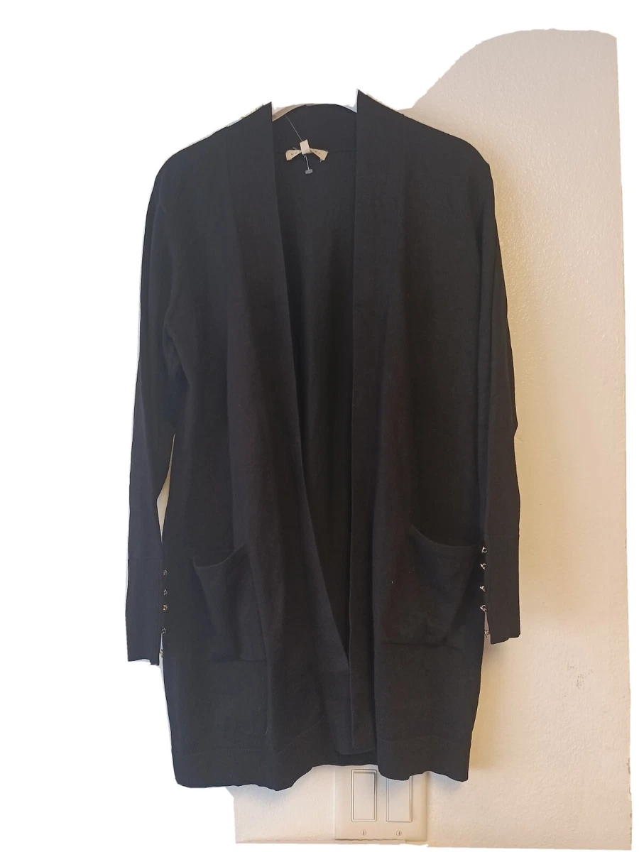 Retrology Sweater Cardigan Women s Size L Open Front Long Sleeve Knit NWT