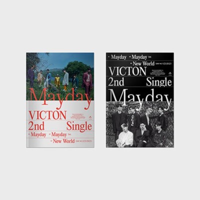 VICTON 2nd Single Album Mayday Random Ver. CD+P.Book+P.Card+Paper Stand+Post