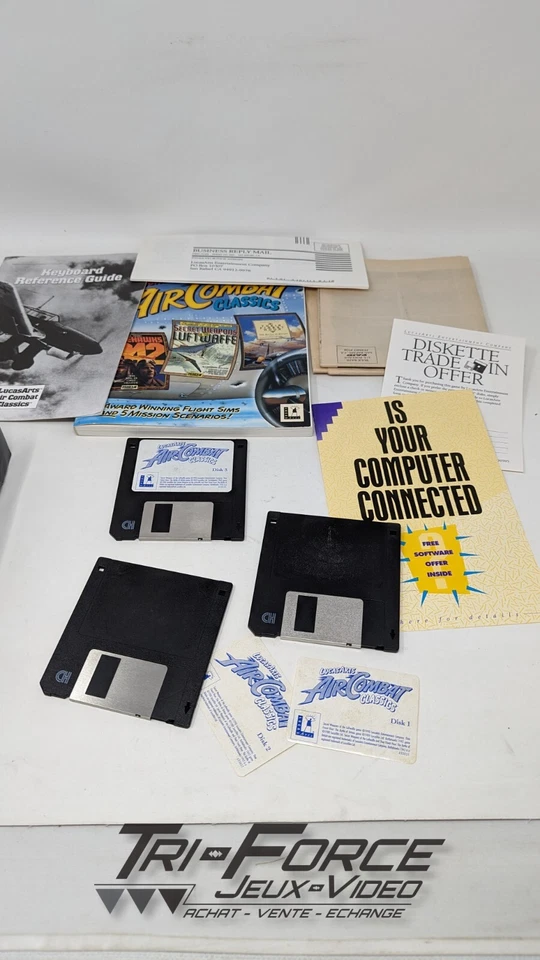 LucasArts Air Combat Classics BIG BOX CIB Complete PC Computer Game free ship - Image 3 of 3