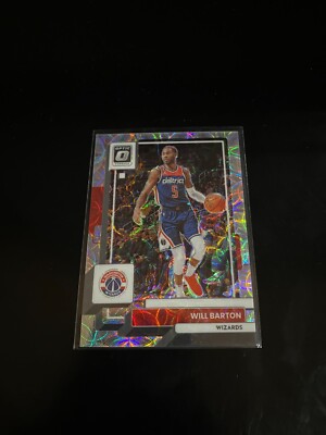 Will Barton 2022-23 Donruss Optic Scope Prizm /249 Wizards 166 PWE