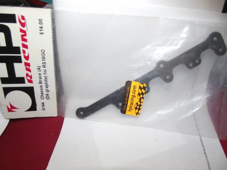 HPI CHASSIS BRACE CHASSIS BRACE A DA GRAPHITE FOR RS10GO A144 - Image 3 of 4