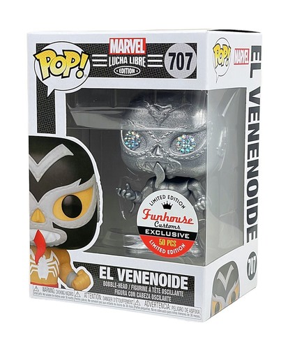 Funko Pop #707 Silver Metallic Venom El 