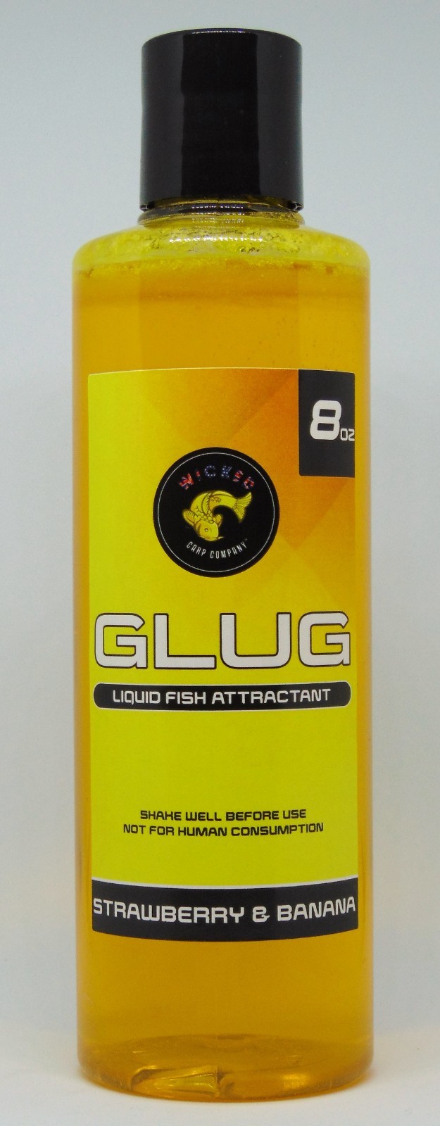Wicked Carp Co 8fl oz Strawberry & Banana Glug Carp & Catfish Bait