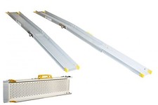 Rollstuhlrampe Klappbar Aluminium Rollstuhl  Rampe Alurampe Teleskoprampe Alu