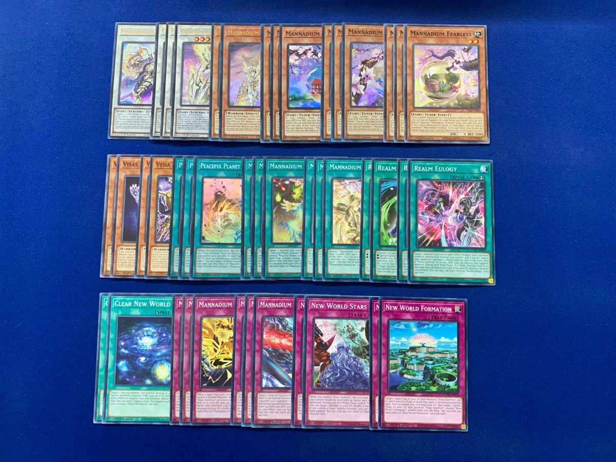 Yu-Gi-Oh! - Complete Mannadium & Visas Synchro Deck