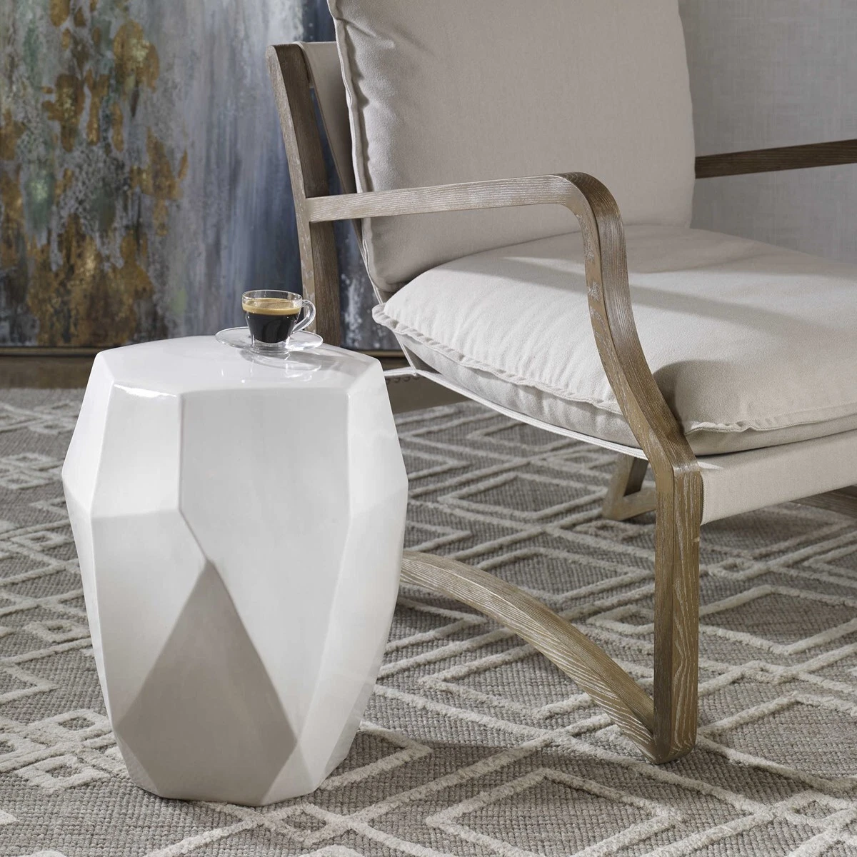 Garden stool end table sale