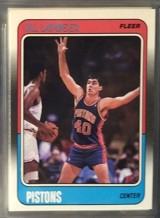 1988-1989 Fleer Bill Laimbeer (#42)