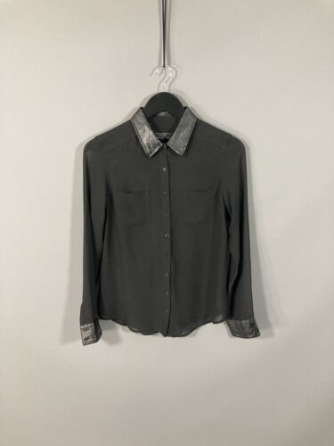 GUESS MESH Shirt - Size Small - Black - Great Condition - Women’s - 第 1/4 張圖片