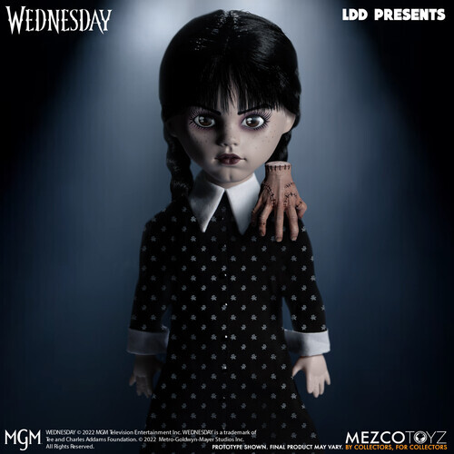 NEW Mezco Living Dead Dolls Presents: Wednesday(Jenna Ortega) ~ FREE SHIPPING! - Picture 4 of 12