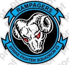 STICKER USN VFA 83 Rampagers