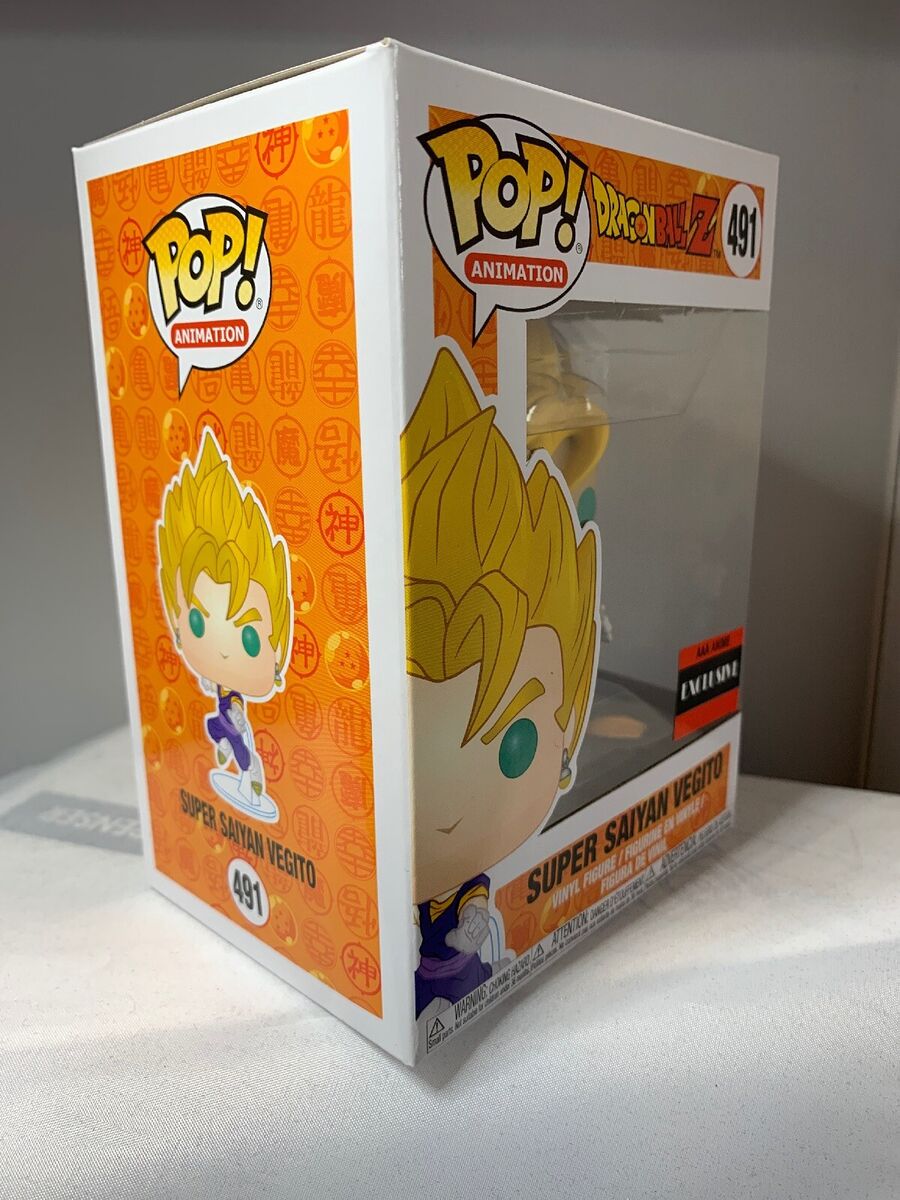 FunKo POP! Animation DBZ Super Saiyan Vegito (AAA Anime Exclusive) Figure 