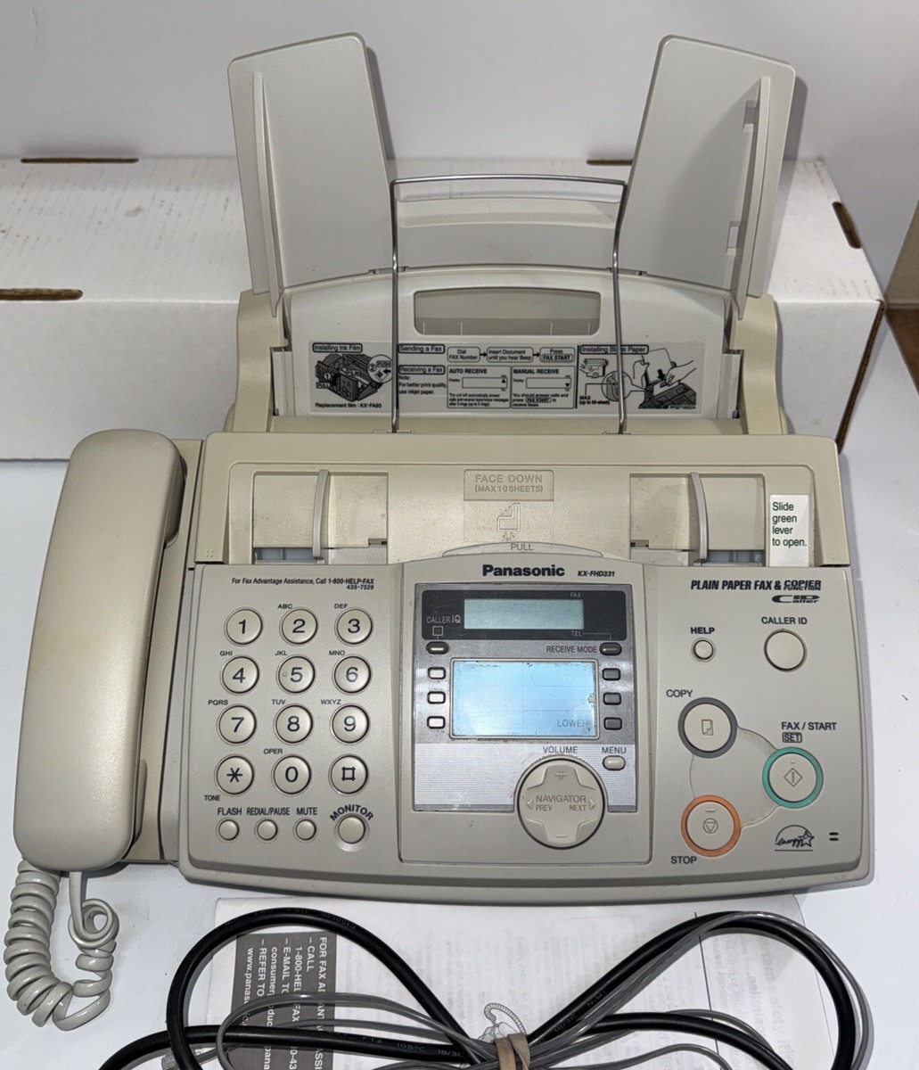 Panasonic KX-FHD331 Compact Plain Paper Facsimile/Fax & Copier