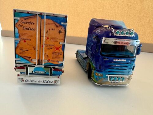 WSI truck models,SCANIA HIGHLINE 4X2+KOELOPLEGGER,MM TRANSPORT - Picture 6 of 14