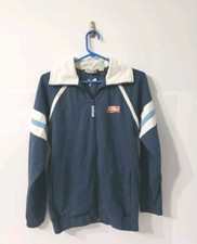 Vintage Puma Tracksuit Jacket Blue - Large L - Stained