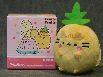 Gund NEW Pusheen PINEAPPLE Fruits Blind Box Series 21