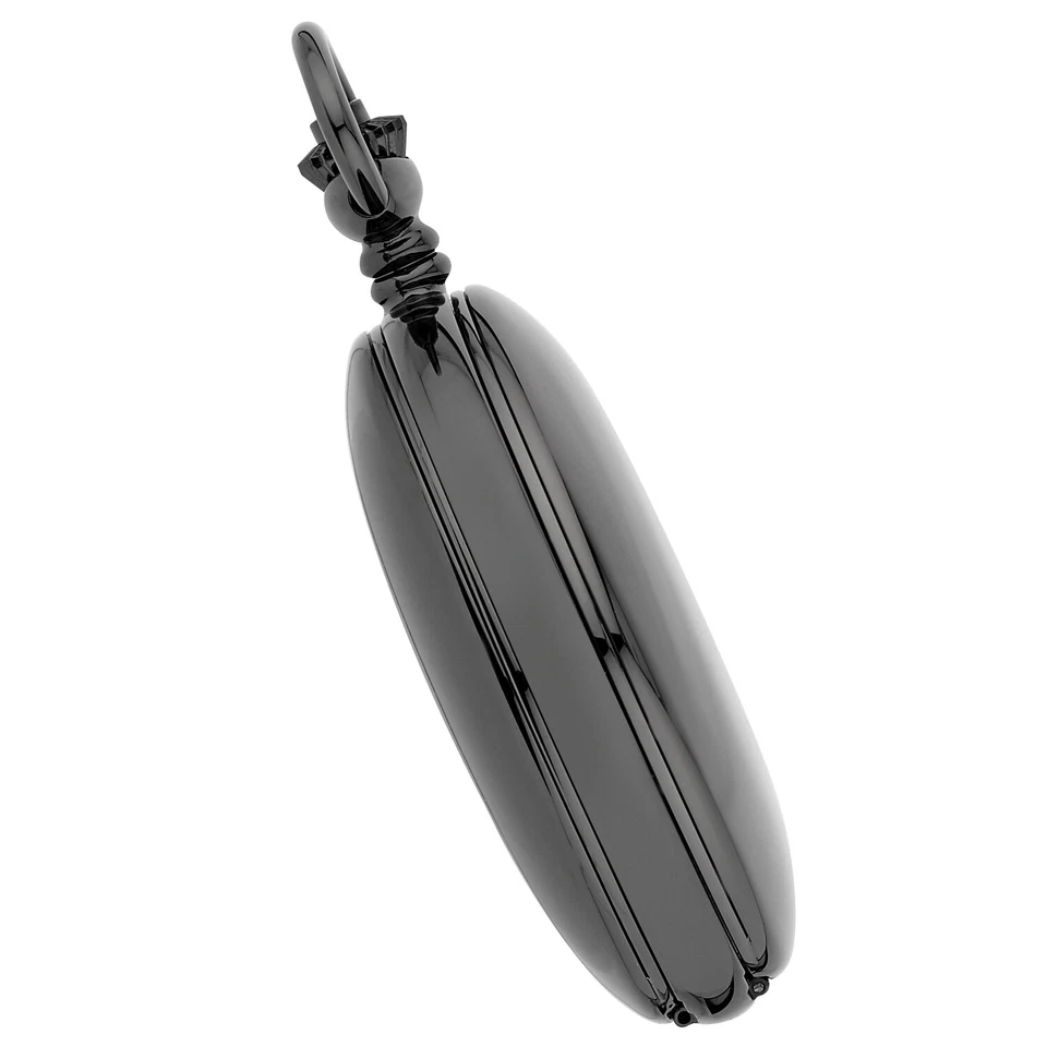 Reloj Bolsillo Mecánico Gotham Para Hombre Esfera Tono Pistola Doble Cazador 17 Joyas Foto 4 de 4