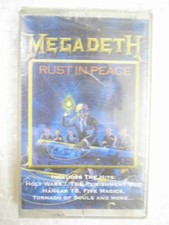 Megadeth Rust In Peace Rare Cassette India New Jul 2000