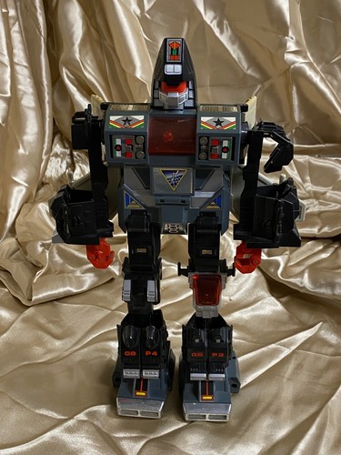 1985 Bandai Machine Robo Battle Armor 5 versione nero/grigio con Pathfinder MR-29 - Foto 1 di 12