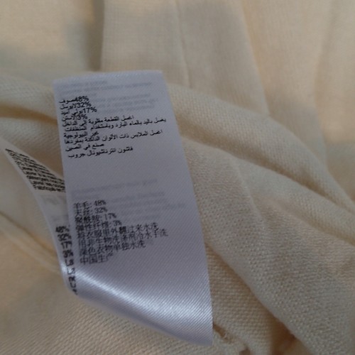 Karen Millen cremefarben Wollmischung figurbetont Stehkragen Langarm Pulloverkleid Größe 3 - Bild 21 von 21