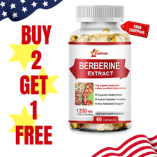 Premium Berberine HCL 1200mg High Potency Anti-inflammatory,Blood Sugar Support