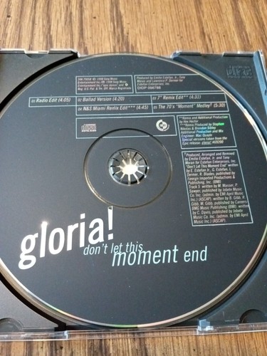 GLORIA ESTEFAN - DON'T LET THIS MOMENT END U.S. PROMO CD-5 trks - Picture 4 of 4