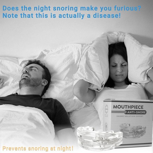 Adjustable Anti Snoring Mouthpiece Guard Anti Snore Sleep Apnea Teeth Grinds - Picture 5 of 6