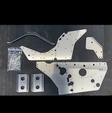 Jay Favel SkiDoo Rev Nun & Full Length Bulkhead Brace Kit 7 Pieces SS Hardware