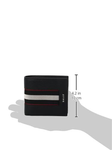 Bally] Bifold Wallet BRIBEL.DSH 6306287 BLACK+PALLADIO Men's