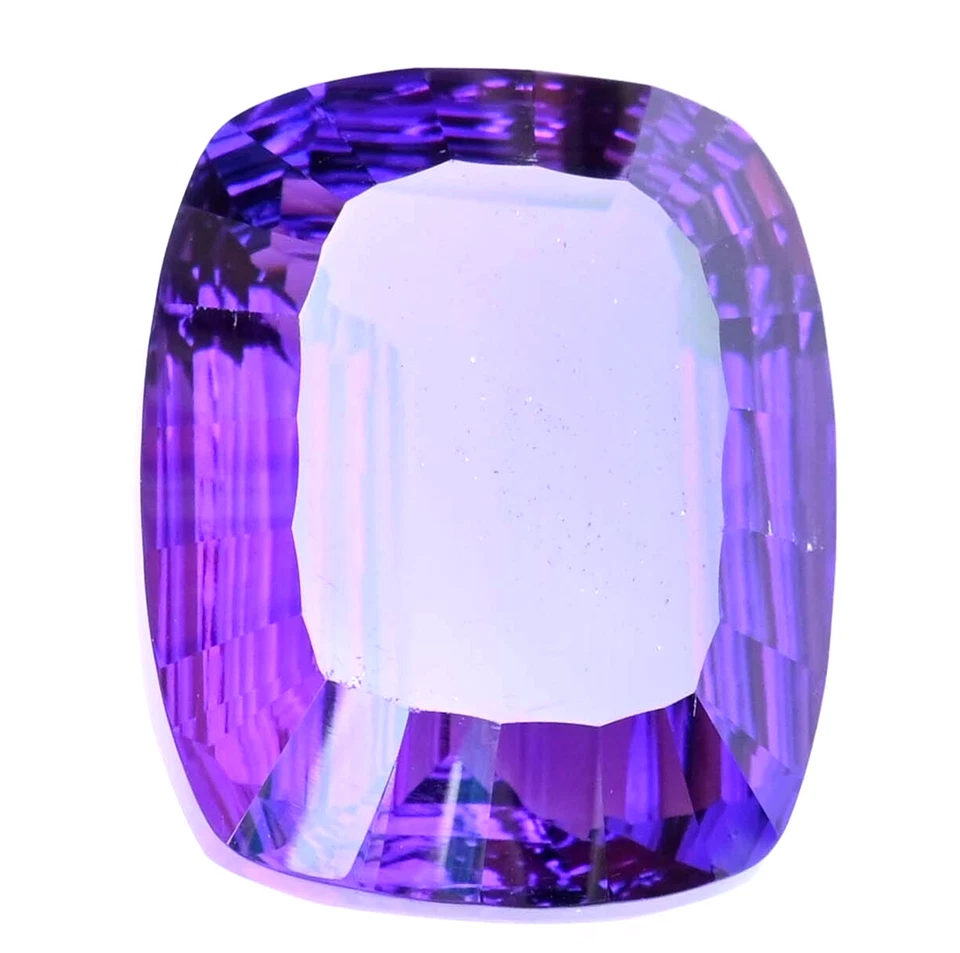 Stunning 45.50 Ct Natural Purple African Amethyst Untreated Certified Gemstone - Image 2 of 4