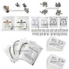 Dental Arch Wire Niti Round/Rectangular/Metal Bracket Braces MBT/Roth 345/3 Hook
