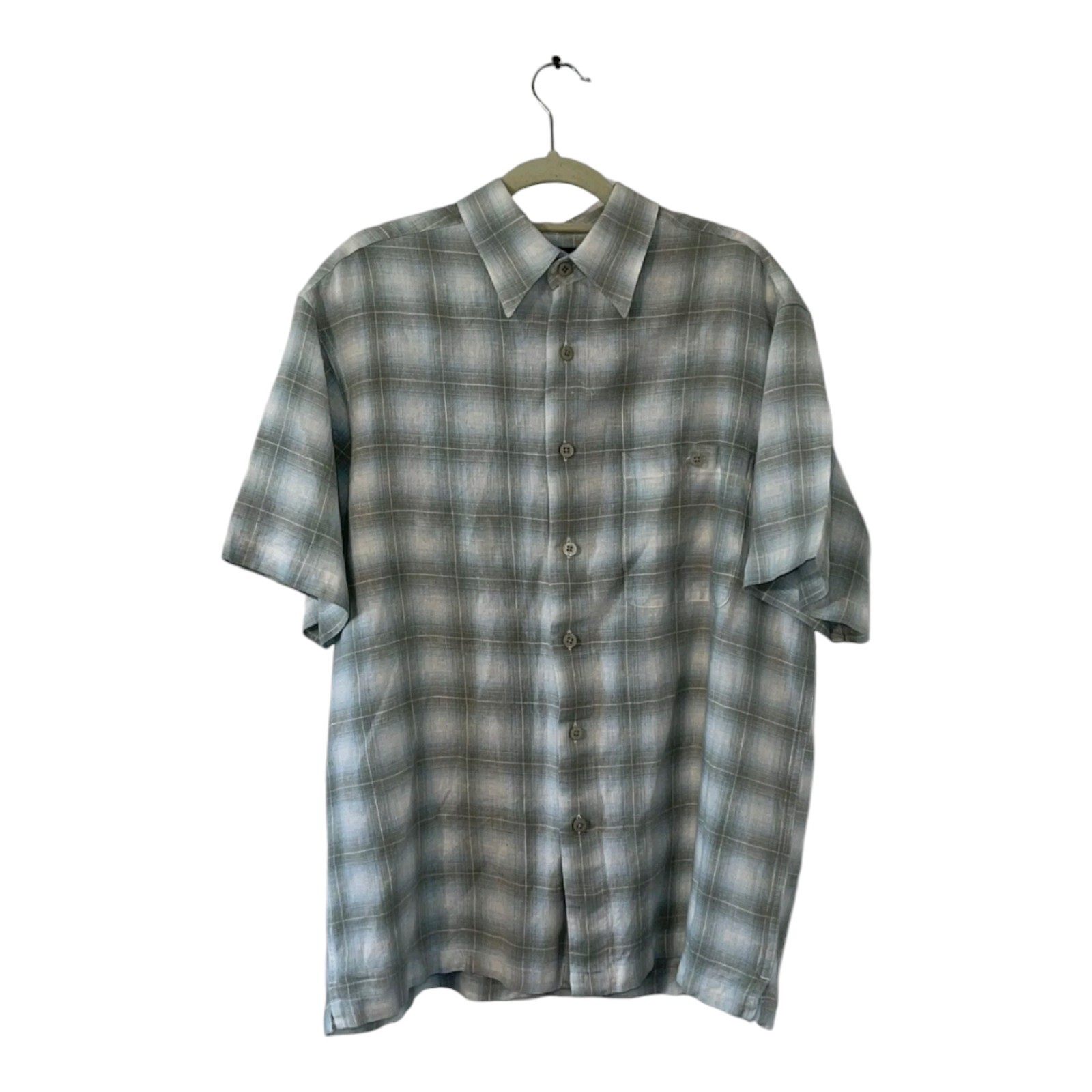 Marc Edwards Men's Medium Button-Down Casual Tee Shirt
