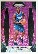 Jawun Evans 2017-18 Panini Prizm #216 Purple Disco Prizm SP# 28/75