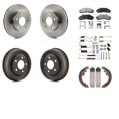 Front & Rear Ceramic Brake Pads & Rotors Kit for 1998-2002 Ford Ranger ...