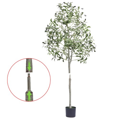Artificial Plants Home Garden Office Decoration Plant Indoor Fake Olive Tree 5FT - Picture 8 of 12