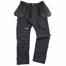 Scruffs Work Trousers Premium Tech 4 Way Stretch Fabric & Holster Pockets