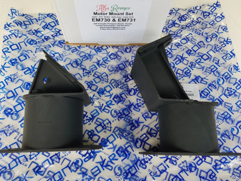 Alfa Romeo Spider, Giulia, GTV 65-94 OEM montaje motor izquierdo y derecho 105/115 coches Foto 3 de 3