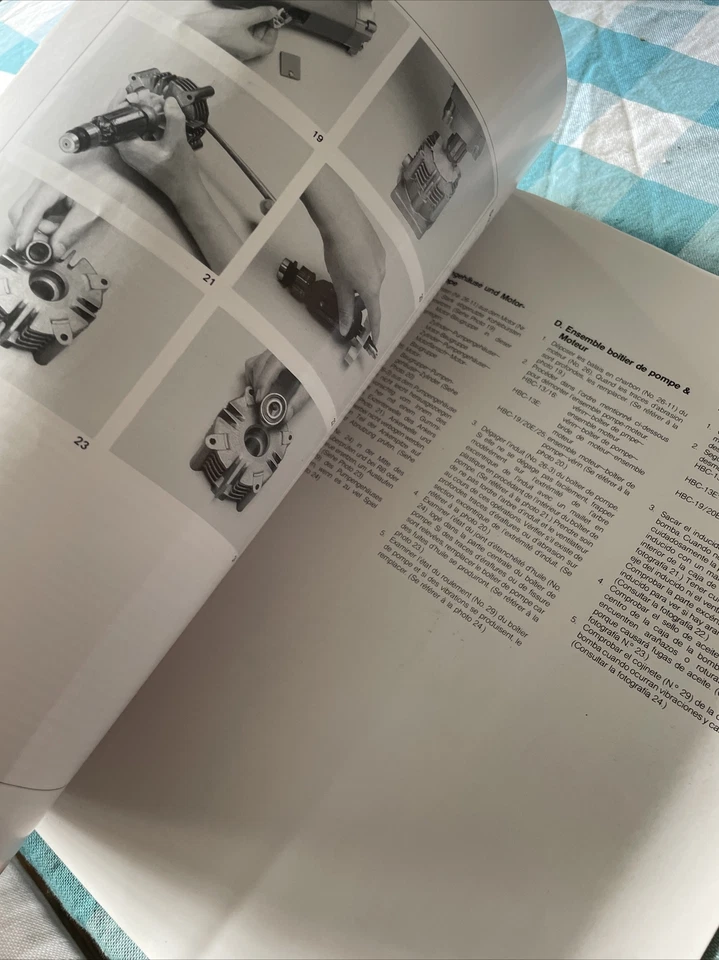 Multiquip HBC-16DI/19/25N cortador de vergalhão manual de instruções livro operação loja MQ - Imagem 4 de 4