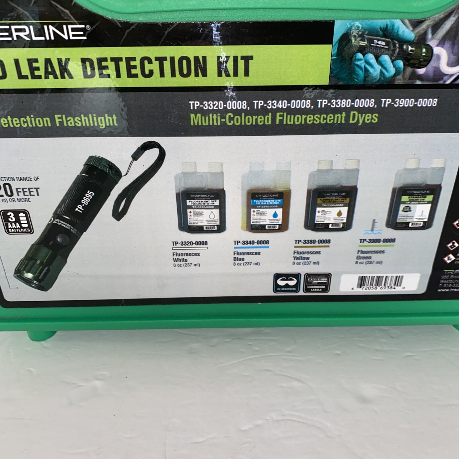 SPECTROLINE+SPIVLOGYG+Hydraulic+Oil+Leak+Detection+Kit for sale online