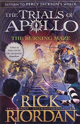 The Burning Maze (The Trials of Apollo Book 3) - Paperback - GOOD