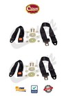 Crown BELT1B Set of 2 Rear Left/Right Non-Retractable Seat Belts for Wrangler YJ