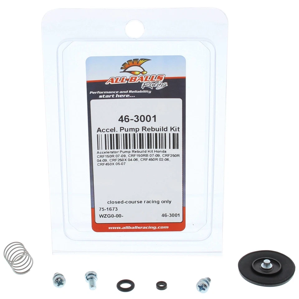 All Balls Accelerator Pump Rebuild Kit 46-3001 for Honda CRF 450 R 02-06 Foto 3 de 4