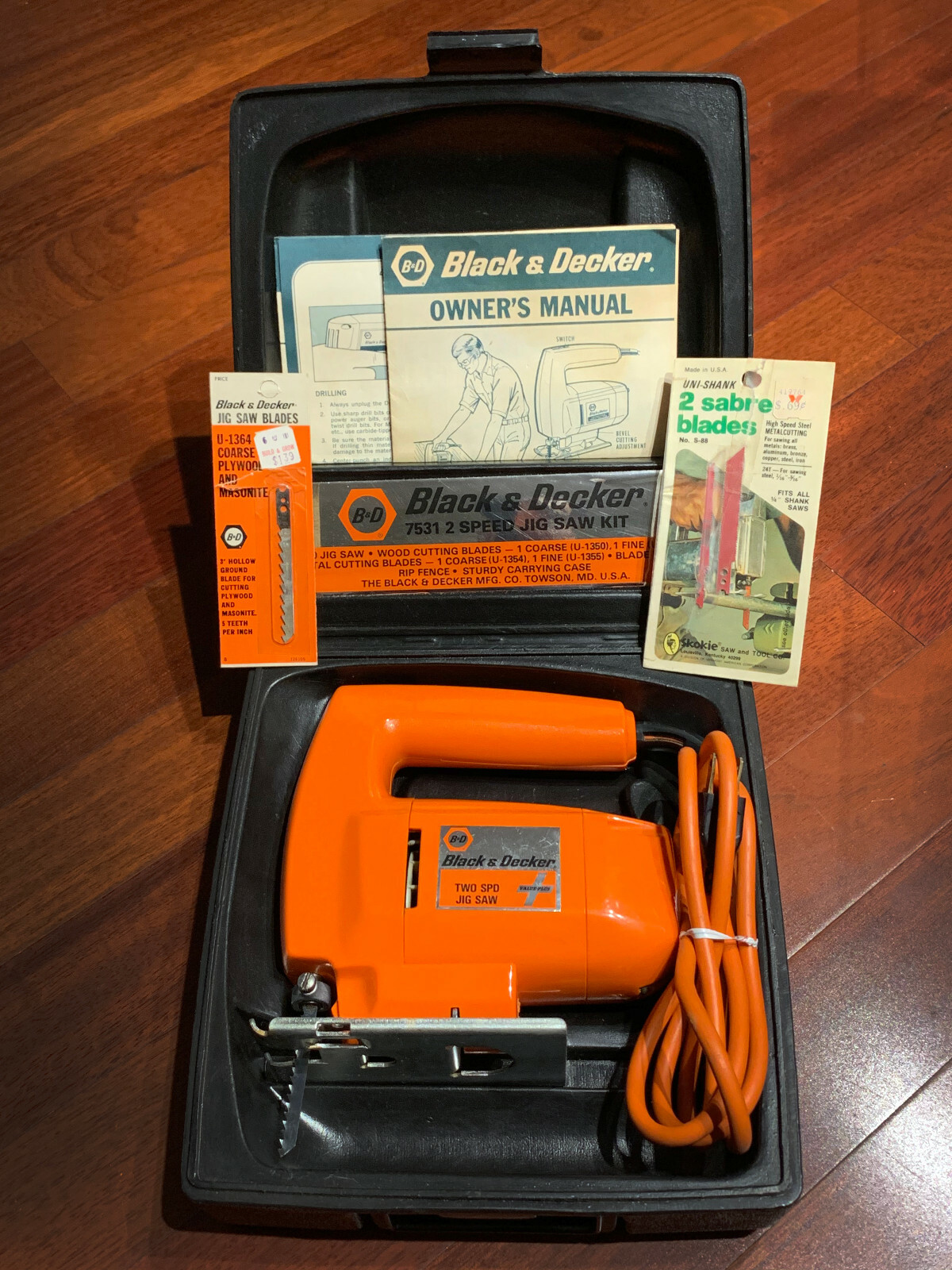 \u0026 Decker 2-Speed Jig Saw Model 7530 