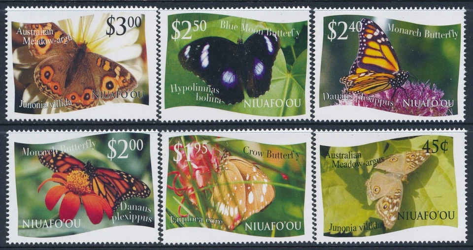 2012 TONGA: NIUAFO'OU BUTTERFLIES SET OF 12 FINE MINT MNH - Image 3 of 3