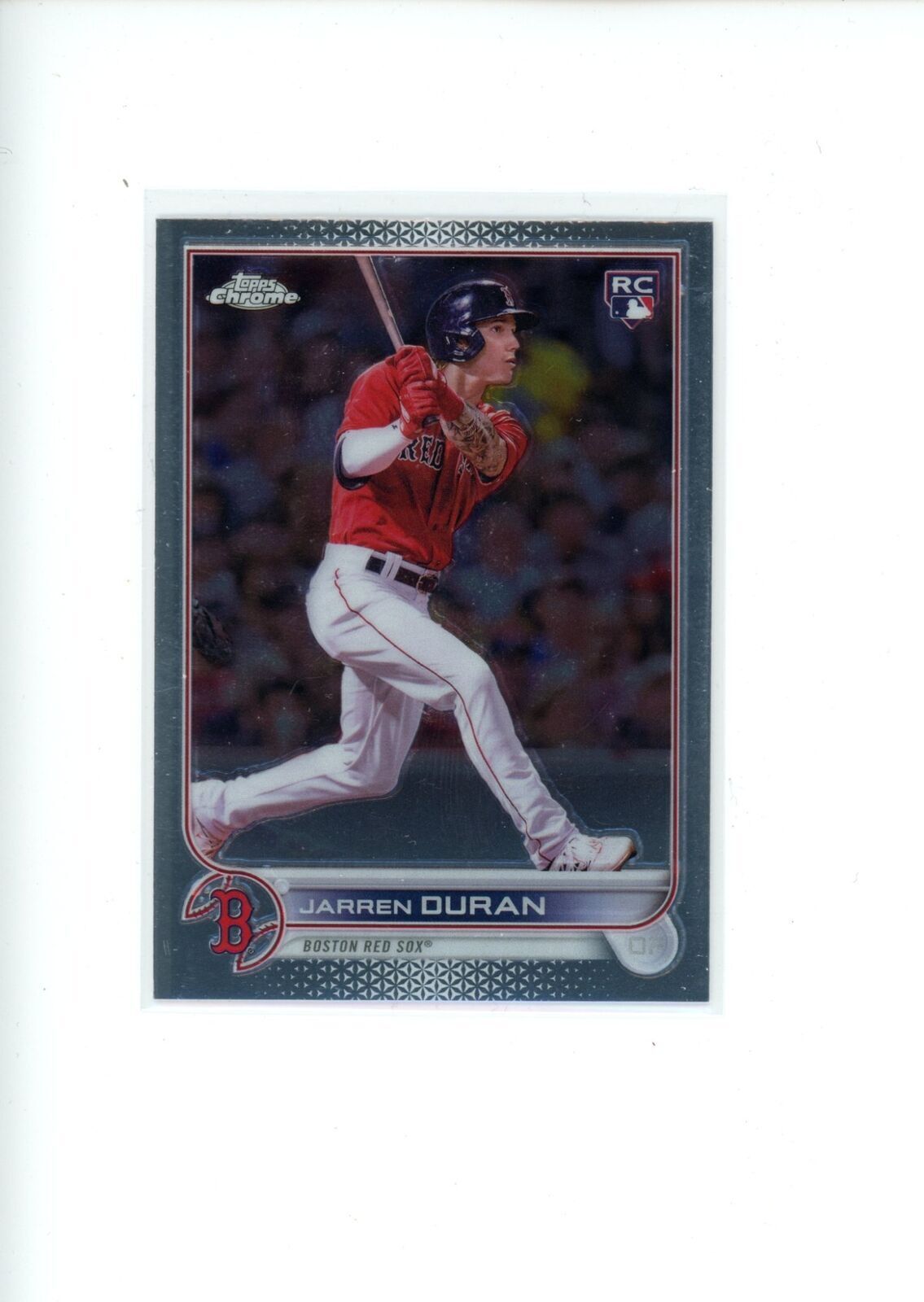 2022 Topps Chrome Sonic Jarren Duran #113 Rookie RC Base Card