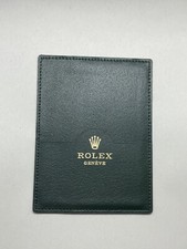 ROLEX LEDER ETUI CERTIFICATE GREEN GRÜN HOLDER CARD ZERTI ZUBEHÖR LEATHER POUCH